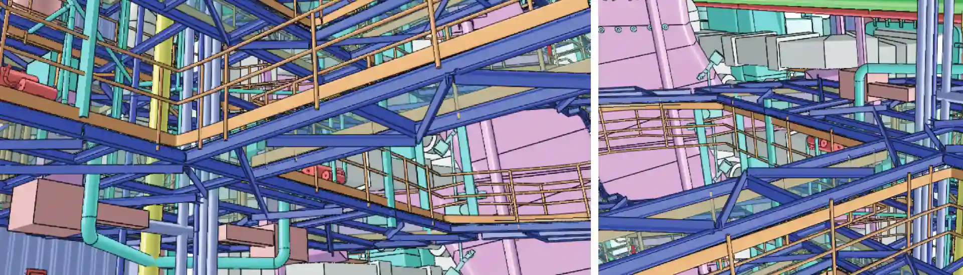 3D Laser Scanning and Data Processing & AS-Build 3D PDMS Model & Poly Mesh 3D